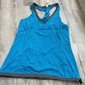 Lululemon Blue Twisted Racerback Tank Size 10